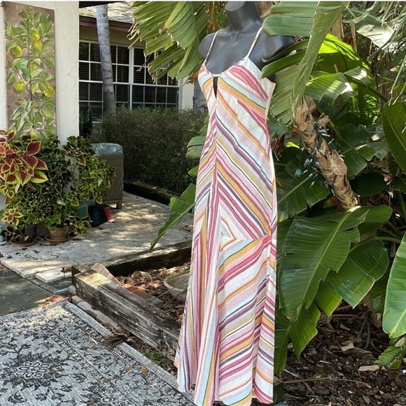 Anthropologie Stripe Maxi Dress - Picture 9 of 11